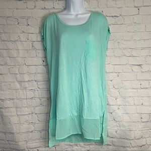 Seafoam Green Blouse Large